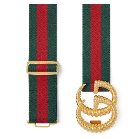 gucci web elastic belt with torchon double g buckle|Gucci Double G belt 3cm.